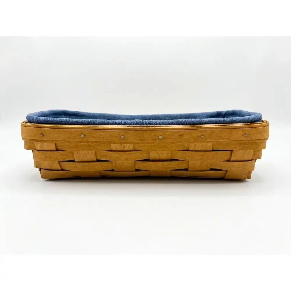 Vintage Longaberger Cracker Basket (2004) – Complete Set - Signed and Dated